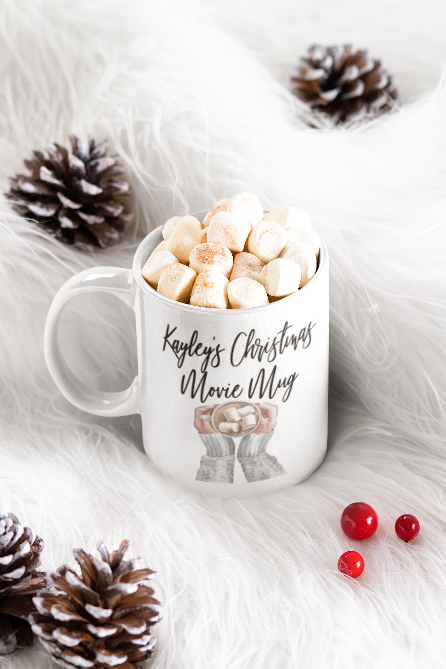 Personalised Name Christmas Movie Ceramic Mug-0